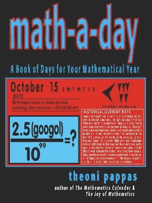 cover image of Math-A-Day